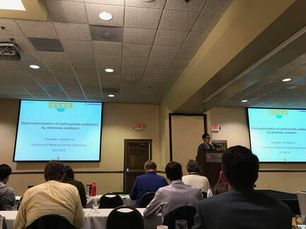 5/21/2019 Yaochun presenting at ECEC19, Champaign, IL